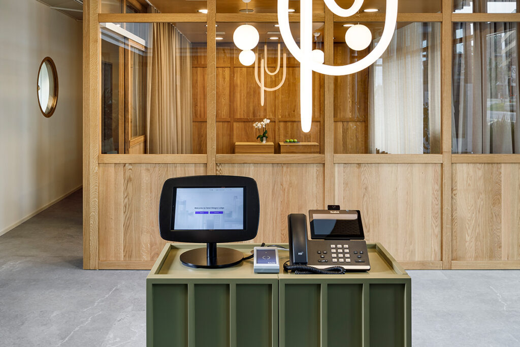 Self Check-in Station, Hotel Allegra Lodge, Zurich Airport, achesa Group